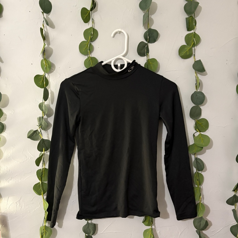 Champion Black Long Sleeve Tee Classic Style
